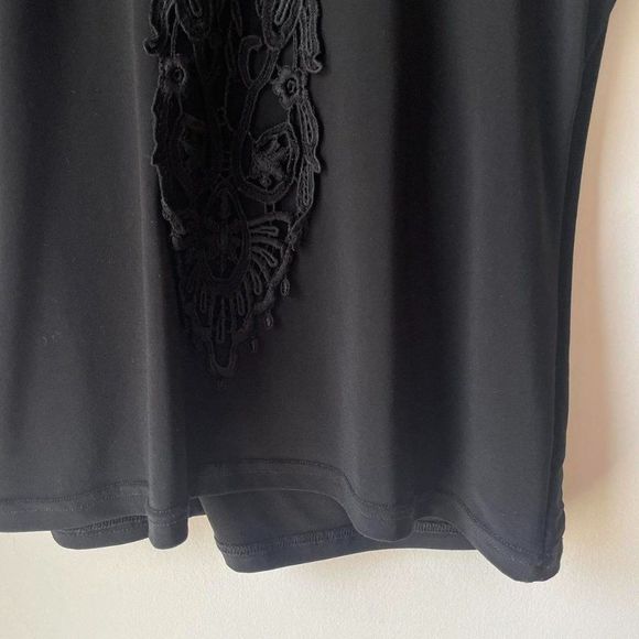 Vintage Y2K  fairycore black stretch tank‎ top - Picture 3 of 5